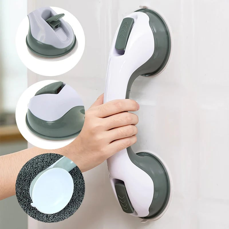 No-Drill Shower Handle – Easy Install Safety Grip!