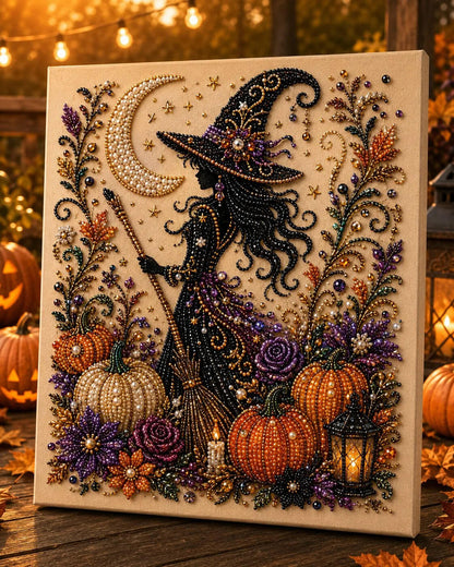 ✨ Halloween Pearl Art DIY Kit – Turn Tiny Pearls into Spooky-Cute Magic